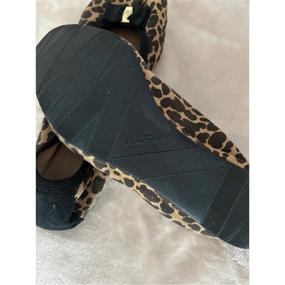 Salvatore Ferragamo Leopard Print Ballet Flat - Picture 2 of 7